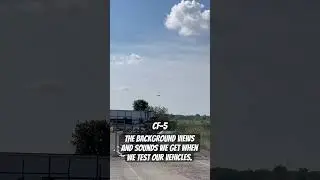 CF-5 Canadair fighter leaving the airstrip.