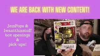 We are officially back with a JemPops Funko Pop Mystery Box, soda's from Iwantthizstuff and more!