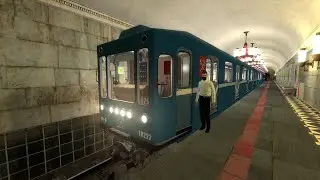 Петербургский  метровагон 81-540.1 Боинг|Gmod Metrostroi FS#1