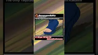 Naruto's Most Powerful Taijutsu Taught By Kakashi #kakashi #naruto