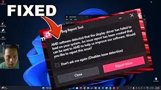 AMD software detected that the display driver has failed to load on your system. an issue report FIX