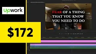 I charged $172 for editing this video - Talking head, the fear of a thing you need to do