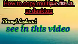 How to copy multiple file in command prompt (DOS) 👍only 2min👍