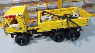 Buwizz мотор и buwizz 3.0 новая лего техник самоделка , грузовик 6x6 обзор механизмов и тест драйв.