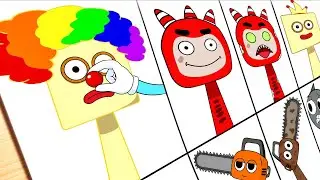 Creating My Sprunki OC- Thirty (from Numberblocks) | Phase 1 to Phase 2 
