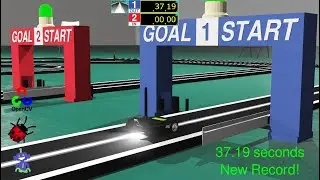 New simulation of Course Layout ABC JMCR2023© in Webots (@webots @RenesasMCR1 )
