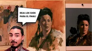 cómo hacer la cabeza o retrato paso a paso - Alla prima