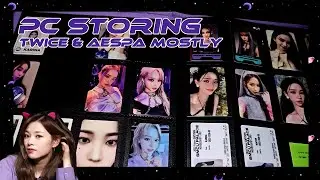 storing photocards (jeongyeon, aespa & misc)