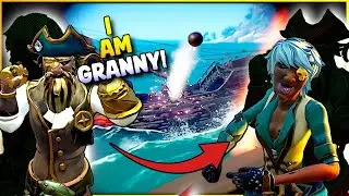 GRANNY does some turtles in Sea of Thieves!!