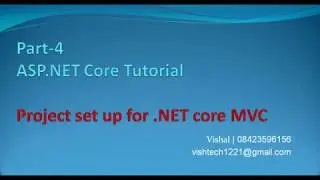 Implement mvc in .net Core empty application | Part-4