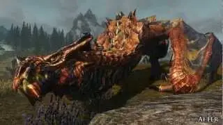 Skyrim Mod Spotlight: Bellyaches HD Dragon Replacer Pack