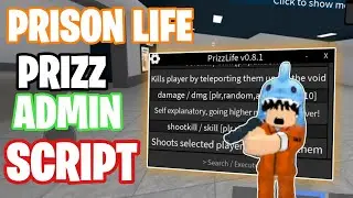 Prison Life Script (Pizz Admin) Roblox Showcase | Arceus X