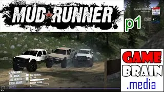Mudrunner - Ford vs Chevy vs Dodge - FULL SIZE - who wins? Part 1