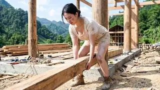 CEO Girl Returns to Nature and Builds an Extraordinary Wooden House Hidden Deep in the Wilderness