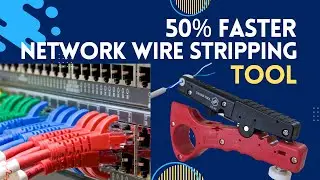 Network Wire Stripping Tool - Effortlessly Strip Wires with Precision