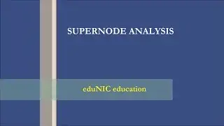 supernode analysis - how to solve problems