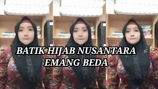 KAKA BESAR HIJAB LAGI KERJA PAKE BATIK CANTIK #tiktok #hijab