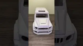 Homemade Mercedes G900 Brabus Rocket scale 1/12 #automobile #diy #review