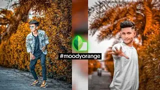 Snapseed Moody Orange Effect 2021 😳| Snapseed Photo Editing [ AF EDIT ] 