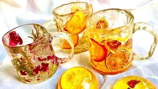 How I Make Dried Fruit Resin Mugs