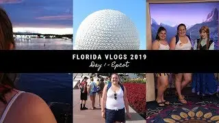FLORIDA VLOGS 2019 | WALT DISNEY WORLD & UNIVERSAL STUDIOS | DAY 1 EPCOT | DAILY DISNEY GIRLS