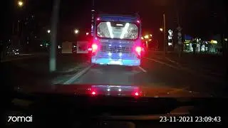 70mai Smart Dash Cam1S Ночьная съёмка