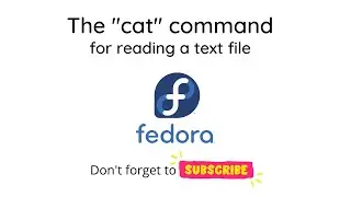 #10 - Basic Linux Command | with Fedora 35 Workstation | cat command