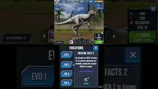 NEW SCORPIOS REX GEN 2 ALL EVOLUTION | Jurassic World The Game
