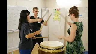 Wadaiko(Japanese drum) experience