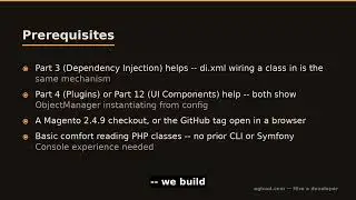Magento Development Deep Dive, Part 13: Console Commands