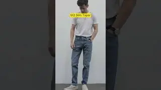 Every Levi's Jeans Fit Compared #levis #jeans #levis501 #mensfashion