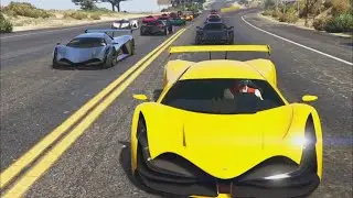 GTA 5 - Funny 30 Players Race - ''La Larga De Fran''