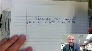 Writing a "2nd grade" paragraph with Mr. Wheeler