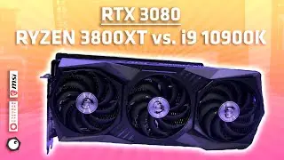 MSI RTX 3080 Gaming X Trio CPU Benchmarks - Ryzen 7 3800XT vs Core i9 10900K