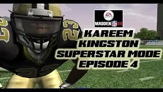 Madden 08 - Kareem Kingston - Superstar Mode - This O-Line Weak AF