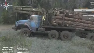 Spintires Везём лес.