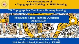 REAL Exam Route Planning Questions EXPOSED | TFL Topographical Training | Topographical Test 2024
