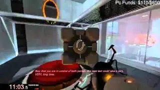 Portal Touchpad% Speedrun - 24:58 (World Record lel)
