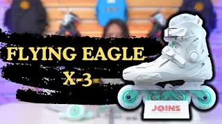 SIAPA YANG GAK TERGODA SAMA WARNANYA!!! 🤩🤩 || REVIEW SEPATU RODA FLYING EAGLE X3
