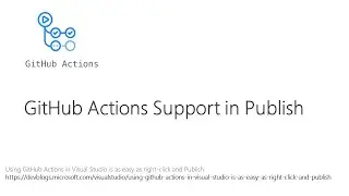 #GitHubActions - GitHub Actions Support in Publish