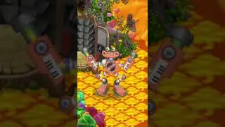 Spurrit on Fire Oasis and Rare Wubbox on Fire Haven (Sound And Animations) - My Singing Monsters