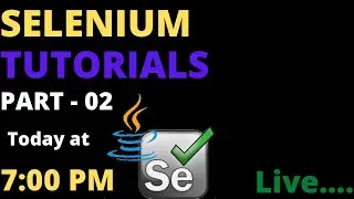 Automation Testing Live || Selenium Tutorials Part - 02 Live || Selenium concepts