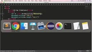 JavaScript Array Object