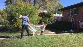 Setting Up Halloween Decorations