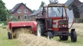 Fiat 55-90 New Holland balen pers