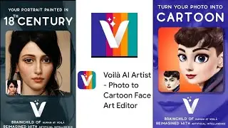 Voilà AI Artist - Photo to Cartoon Face Art Editor |Turn your photo into AI Portrait & Toon Yourself