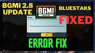 BGMI BLUESTACKS ERROR CODE: RESTRICT AREA FIX [2023] | FIRST ON YOUTUBE