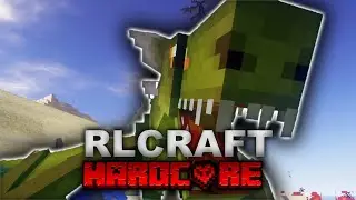 Surviving Hardcore RLCraft Ep 17 - Can you defeat a Dragon in just Myrmex Armor