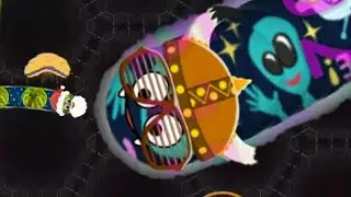Wormate.io 01 Invisible Trolling Biggest Worm Vs Pro Monster Worm Ever Wormateio Epic Gameplay !