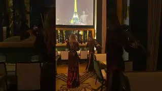 Asturia Quartet before the show in Paris #bastilleday #paris #asturiaquartet #asturiagirls